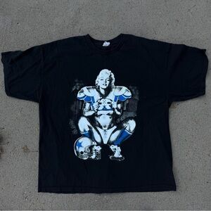 Vintage NFL Dallas cowboys Marilyn Monroe Graphic tee